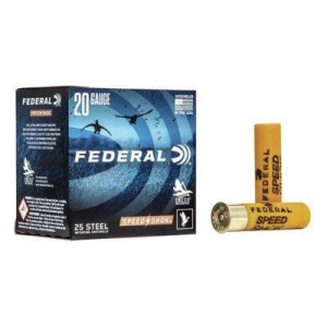 Federal Speed Shok Steel 20 Gauge Shotshells 25 Round Box