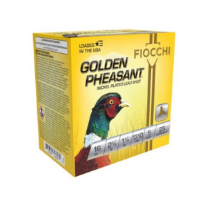 Fiocchi Golden Pheasant 16 Gauge Shotshells 25 Round Box