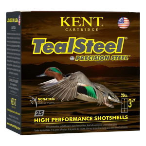 Kent Cartridge TealSteel Non-Toxic Waterfowl 12 Gauge Shotshells 25 Round Box