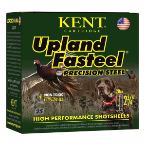 Kent Cartridge Upland Fasteel Non-Toxic 20 Gauge Shotshells 25 Round Box