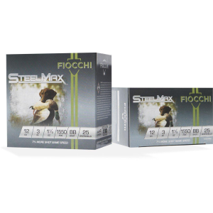 Fiocchi Scheels Exclusive Steel Max 12 Gauge Shotshells 25 Round Box
