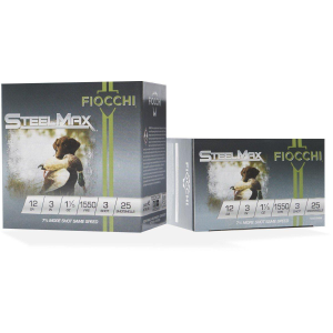 Fiocchi Scheels Exclusive Steel Max 12 Gauge Shotshells 25 Round Box