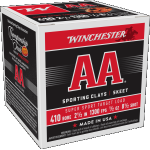 Winchester AA Super Sport Skeet Target Load .410 Bore Shotshells 25 Round Box