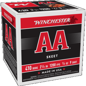 Winchester AA Skeet Target Load .410 Bore Shotshells 25 Round Box