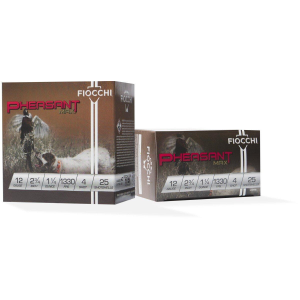 Fiocchi Scheels Exclusive Pheasant Max 12 Gauge Shotshells 25 Round Box