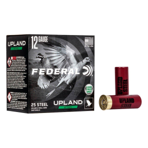 Federal Upland Steel Shotshells 12 Gauge Shotshells 25 Round Box