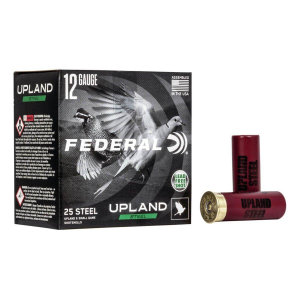 Federal Upland Steel Shotshells 12 Gauge Shotshells 25 Round Box