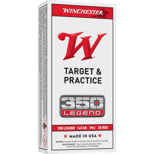 Winchester USA Target & Practice 350 Legend Rifle Ammunition 20 Round Box