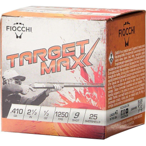 Fiocchi Scheels Exclusive Target Max .410 Bore Shotshells 25 Round Box
