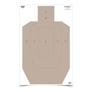 Birchwood Casey Eze-Scorer 23x35 IPSC Practice Target 100-Pack