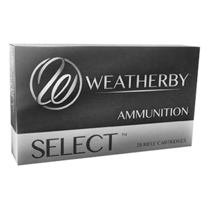 Weatherby Select Hornady InterLock SP 340 Weatherby Magnum Rifle Ammunition 20 Round Box