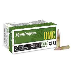 Remington UMC FMJ 300 AAC Blackout Rifle Ammunition 50 Round Box