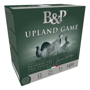 B&P Hunting Upland Game 12 Gauge Shotshells 25 Round Box