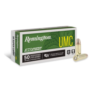 Remington UMC FMJ 30 Super Carry Handgun Ammunition 50 Round Box