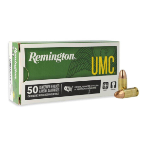 Remington UMC FMJ 9mm Handgun Ammunition 50 Round Box
