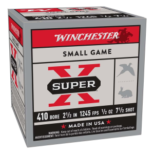 Winchester Super-X Small Game .410 Bore Shotshells 25 Round Box