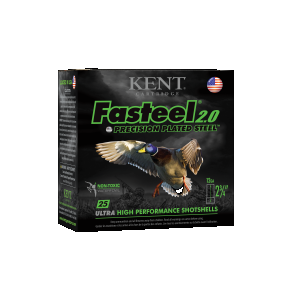 Kent Cartridge Fasteel 2.0 Waterfowl Non-Toxic 12 Gauge Shotshells 25 Round Box