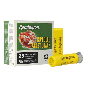 Remington Gun Club Target Load 20 Gauge Shotshells 25 Round Box