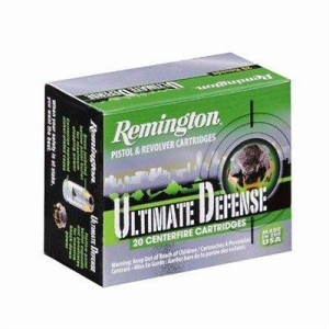 Remington HD Ultimate Defense JHP 40 S&W Handgun Ammunition 20 Round Box