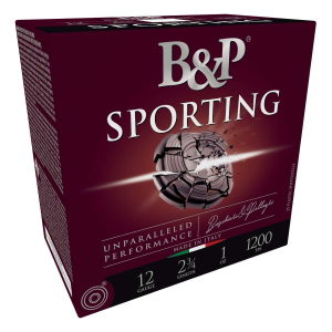 B&P Sporting Clay 12 Gauge Shotshells 25 Round Box