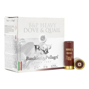 B&P Heavy Dove & Quail Hunting 12 Gauge Shotshells 25 Round Box