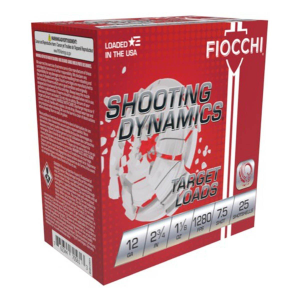 Fiocchi Dynamics Target Loads 12 Gauge Shotshells 25 Round Box