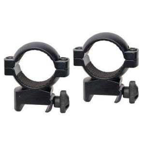1 Inch Aluminum Scope Ring High Matte Black