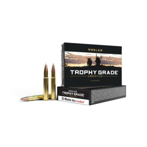 Nosler Accubond Trophy Grade 35 Whelen Rifle Ammunition 20 Round Box