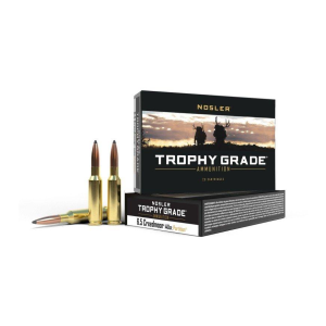 Nosler Partition Trophy Grade RMEF 6.5 Creedmoor Rifle Ammunition 20 Round Box