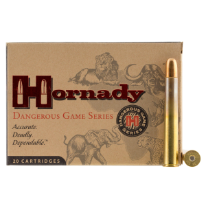 Hornady Ammo, 450 Nitro Ex 480 Gr Dgs, Rds/B Rifle Ammunition 20 Round Box