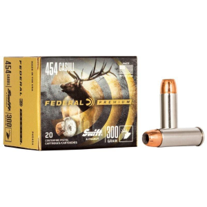 Federal Swift A-Frame 454 Casull Handgun Ammunition 20 Round Box