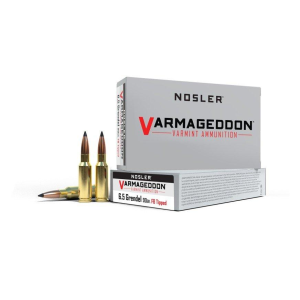 Nosler FB Tipped Varmageddon 6.5 Grendel Rifle Ammunition 20 Round Box