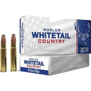 Nosler Whitetail Country 35 Remington Rifle Ammunition 20 Round Box
