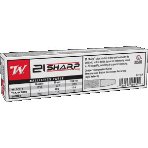 Winchester USA Game & Target 21 Sharp Rimfire Ammunition 100 Round Box