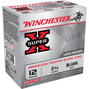 Winchester Super-X Blank Load Shotshells 12 Gauge Shotshells 25 Round Box