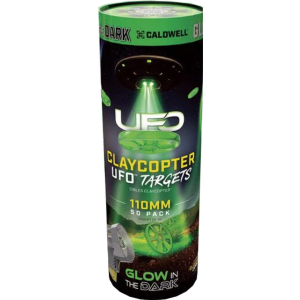 Caldwell Claycopter UFO 110mm Glowing Target 50-Pack