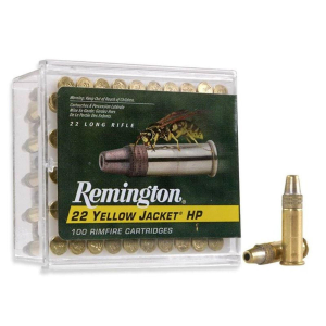 Remington Yellow Jacket HP 22 Long Rifle Rimfire Ammunition 100 Round Box