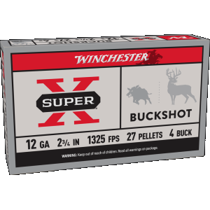 Winchester Super-X 12 Gauge Shotshells 5 Round Box