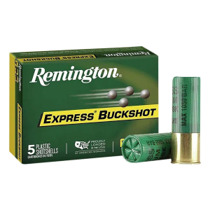 Remington Express Buckshot 12 Gauge Shotshells 5 Round Box