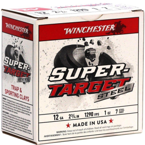 Winchester Super Target Steel 12 Gauge Shotshells 25 Round Box