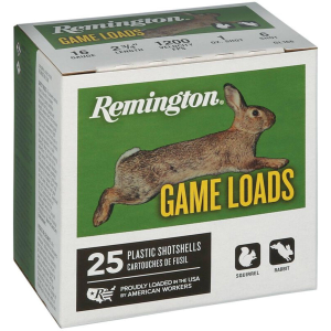 Remington Game Load 16 Gauge Shotshells 25 Round Box