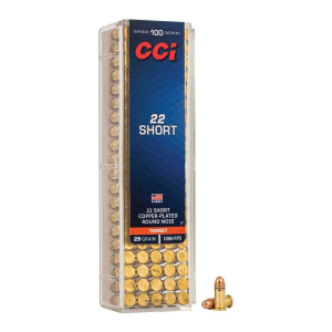 CCI Target 22 Short Rimfire Ammunition 100 Round Box