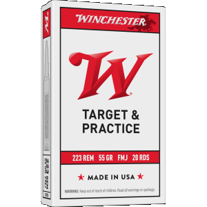Winchester USA Target 223 Remington Rifle Ammunition 1000 Round Box