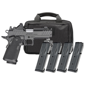 Springfield Armory 1911 DS Prodigy Compensated Gear Pac With Viridian RFX-11 Green Dot 9mm Pistol