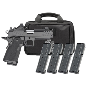 Springfield Armory 1911 DS Prodigy Compensated Gear Pac With Viridian RFX-11 Green Dot 9mm Pistol
