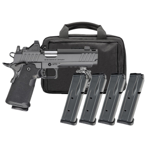 Springfield Armory 1911 DS Prodigy Compensated Gear Pac With Viridian RFX-11 Green Dot 9mm Pistol
