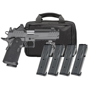 Springfield Armory 1911 DS Prodigy Compensated Gear Pac With Viridian RFX-11 Green Dot 9mm Pistol