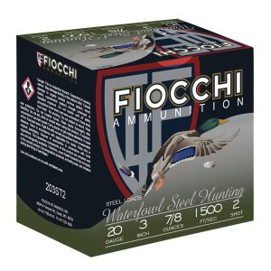 Fiocchi Flyway Series Waterfowl 20 Gauge Shotshells 25 Round Box