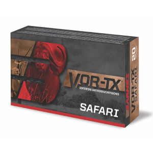 Barnes VOR-TX Safari Banded Solid 458 Winchester Magnum Rifle Ammunition 20 Round Box