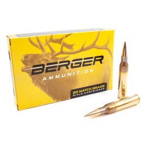 Berger Elite Hunter 338 Lapua Magnum Rifle Ammunition 20 Round Box